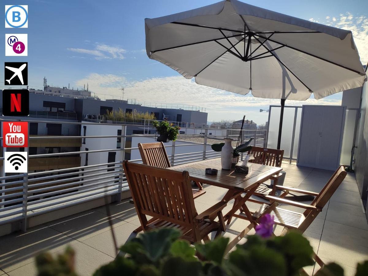 Parc Expo Prte D'Orleans Orly Cdg Terrasse Parking Apartment Bagneux  Exterior photo